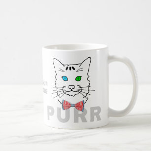 Cat Purr funny customisable Coffee Mug
