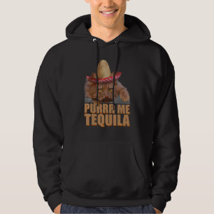 Cat Purrr Me Tequila Cinco De Mayo Hoodie