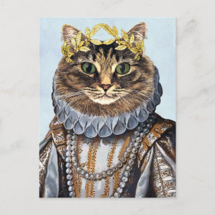 Cat Queen 2 Postcard