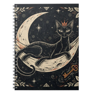 Cat Queen Moon Hammock Notebook