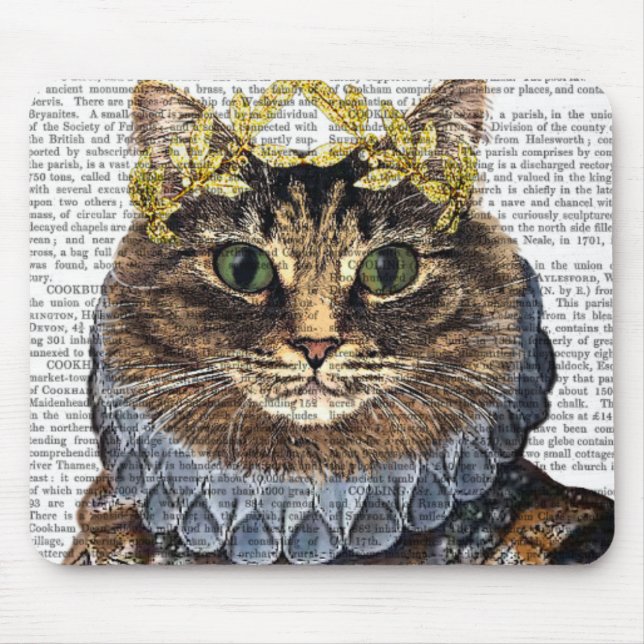 Cat Queen Mouse Pad (Front)