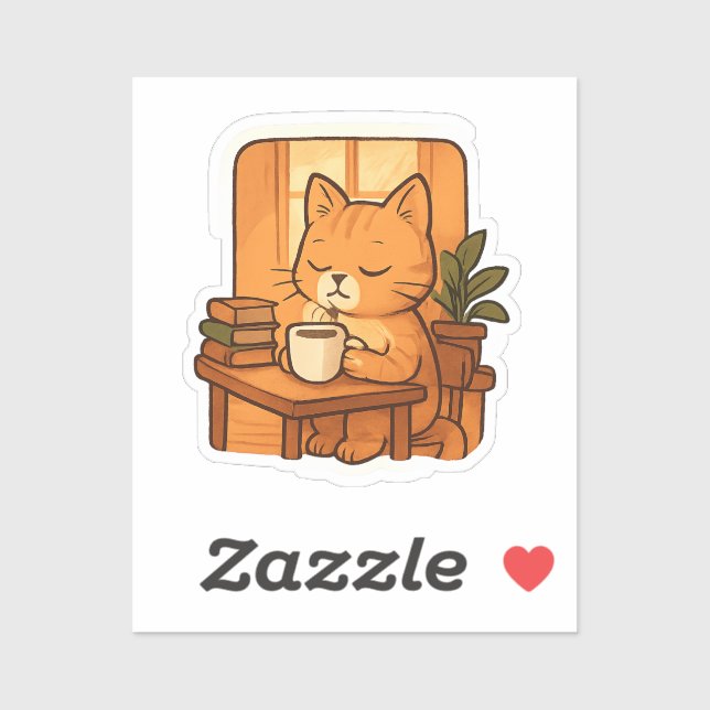  Cat Quiet but Focused (Sheet)