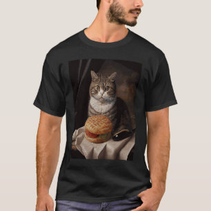Cat Quilting Hamburger T-Shirt