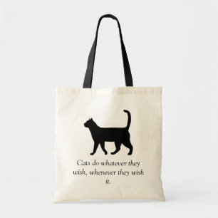 Cat Quote from The Landowner’s Secret Tote Bag