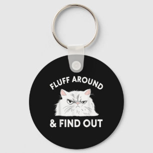 Cat Quote Humour Apparel Gifts Graphic Tees Uni Bl Key Ring