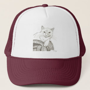 Cat Ragdoll Portrait Hat