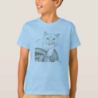 Cat Ragdoll Portrait Kids Basic T-Shirt