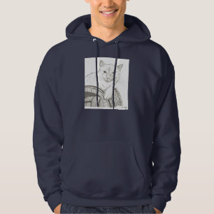 Cat Ragdoll Portrait Mens Hooded Sweatshirt