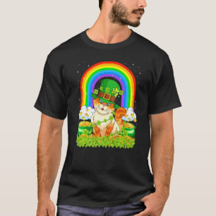 Cat Rainbow Leprechaun Cat St Patrick's Day T-Shirt