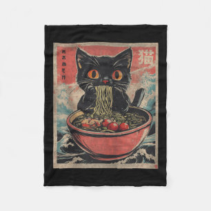 Cat Ramen Japanese Funny Kawaii Cat Graphic Mens G Fleece Blanket