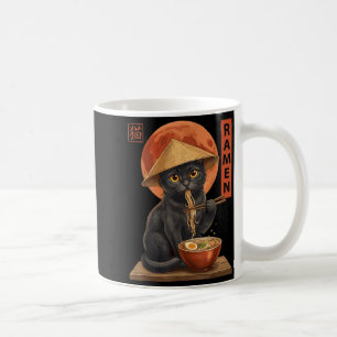 Cat Ramen Kitten Japanese Art Funny Anime Graphic Coffee Mug
