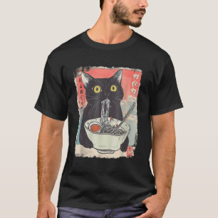 Cat Ramen Noodle Japanese Anime Manga Ramen Kawaii T-Shirt
