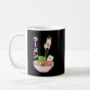 Cat Ramen Shirt Girls Women Men Japanese Kawaii T- Coffee Mug