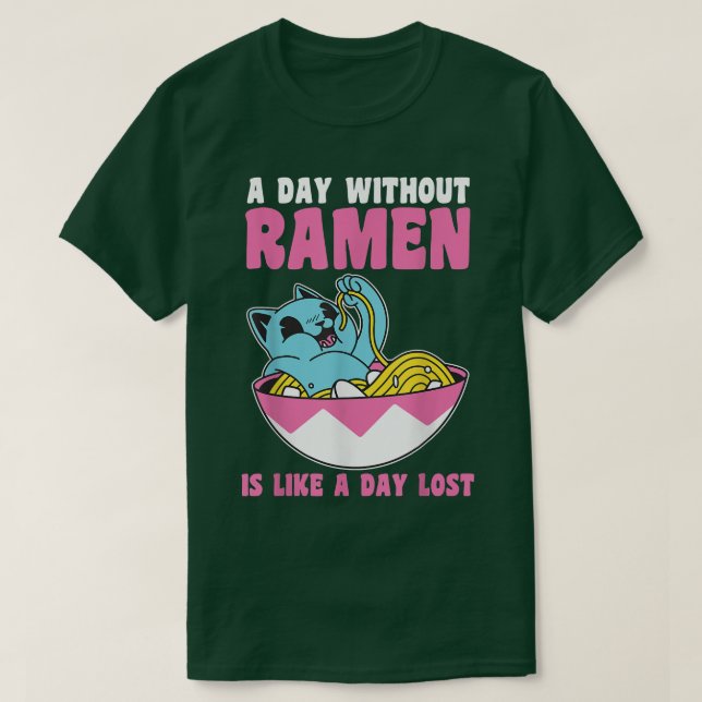 Cat Ramen  T-Shirt (Design Front)