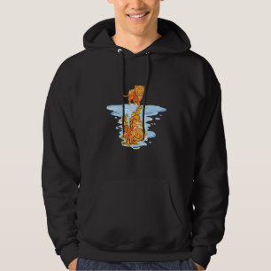 Cat Reflects Strong Tiger Hoodie