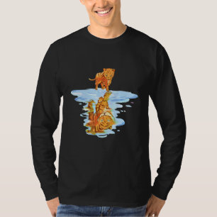 Cat Reflects Strong Tiger T-Shirt