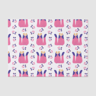 Cat Reindeer Christmas Holiday Tissue Paper