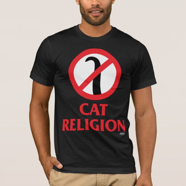 Cat Religion T-Shirt (Front)