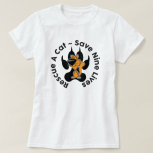 Cat Rescue Adoption T-Shirt