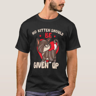 Cat Rescue Animal Rights Rescue Cat Adoption 2 T-Shirt