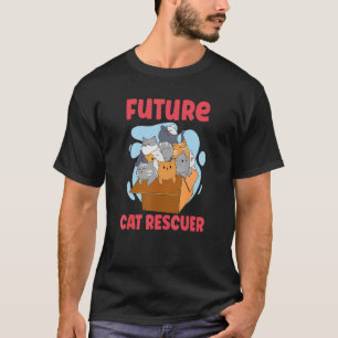 CAT RESCUE ANIMAL RIGHTS RESCUE CAT ADOPTION_6 T-Shirt