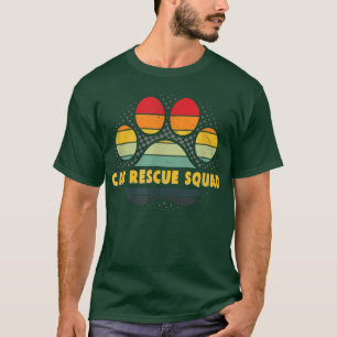 Cat Rescue Squad Animal Rights 579  T-Shirt
