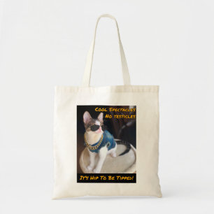 CAT RESCUE TNR "It's Hip To Be Tipped" Tote Bag
