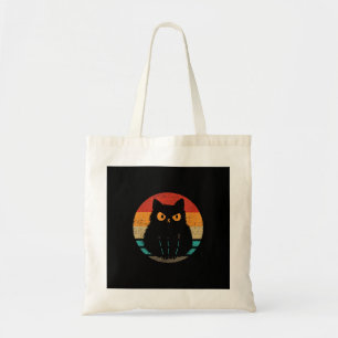 Cat Retro Style Vintage T-Shirt for Men Women Kids Tote Bag