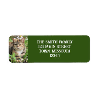 Cat Return Address Label