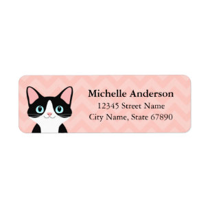 Cat Return Address Labels