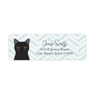 Cat Return Address Labels
