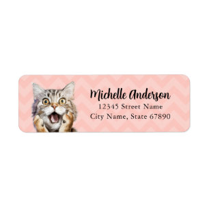 Cat Return Address Labels