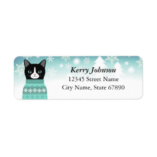 Cat Return Address Labels