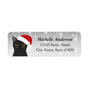 Cat Return Address Labels