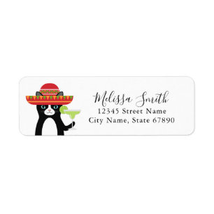 Cat Return Address Labels