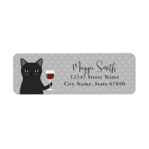 Cat Return Address Labels