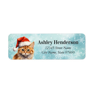 Cat Return Address Labels