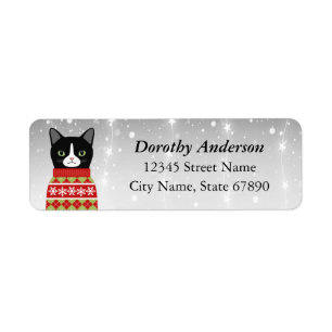 Cat Return Address Labels