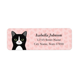 Cat Return Address Labels