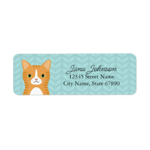 Cat Return Address Labels