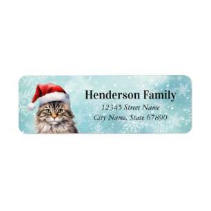 Cat Return Address Labels