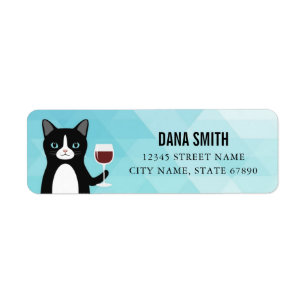 Cat Return Address Labels