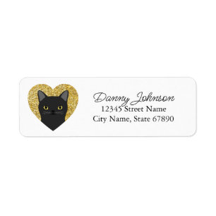 Cat Return Address Labels
