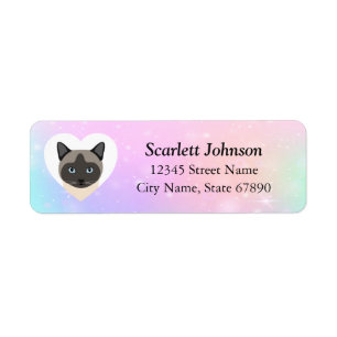 Cat Return Address Labels