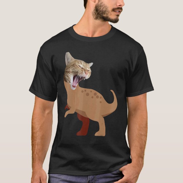 Cat Rex Dino 3 T-Shirt (Front)