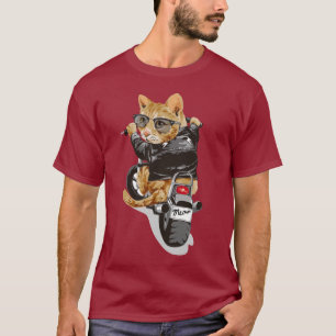 cat rider t-shirt