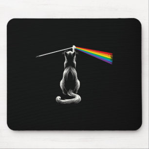 Cat Rock Music Band Funny Cat Rock And Roll Mouse Pad