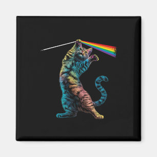 Cat Rock Music Concert Band Rock Cat Magnet