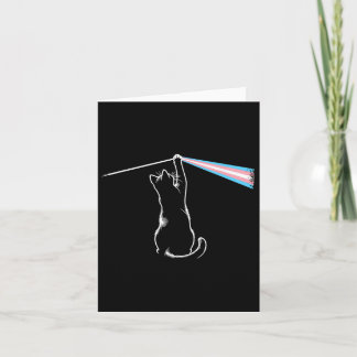 Cat Rock Music Trans Pride Lgbt Transgender Cat Lo Card