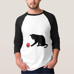 Cat Rolling Dice RPG Role Playing Games Gaming Lov T-Shirt